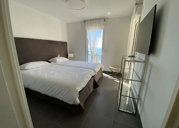Appartement Close To Montecarlo, Monaco Sea Side, Private Parking Beausoleil